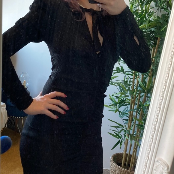 Alexis Black Mini Dress - Picture 9 of 9